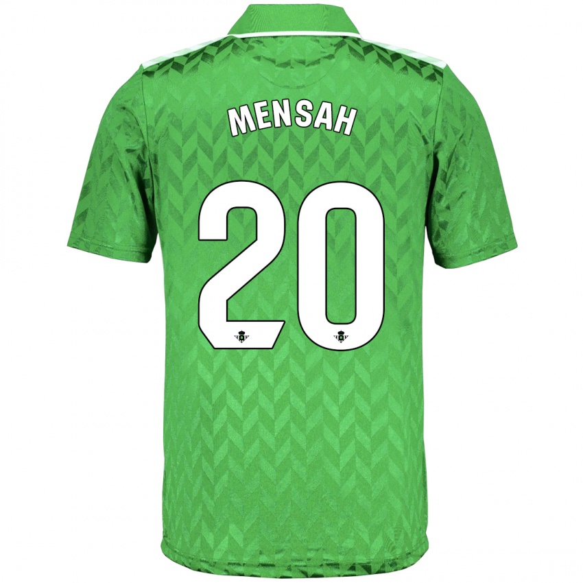 Enfant Maillot Mawuli Mensah #20 Vert Tenues Extérieur 2023/24 T-Shirt Suisse
