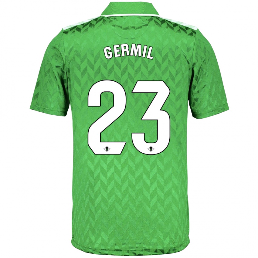 Kinder Darío Germil #23 Grün Auswärtstrikot Trikot 2023/24 T-Shirt Schweiz