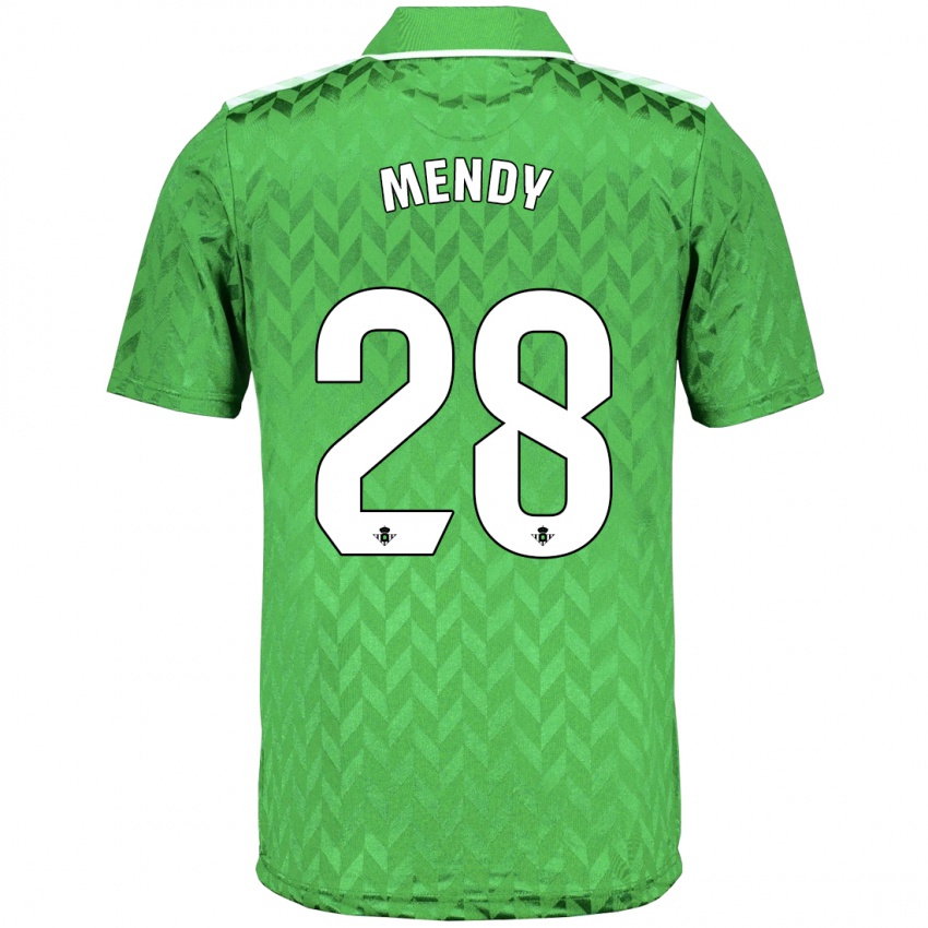 Enfant Maillot Nobel Mendy #28 Vert Tenues Extérieur 2023/24 T-Shirt Suisse