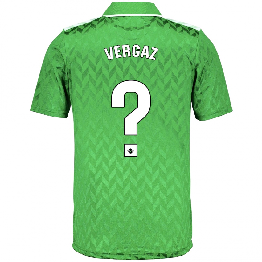 Enfant Maillot Alejandro Vergaz #0 Vert Tenues Extérieur 2023/24 T-Shirt Suisse