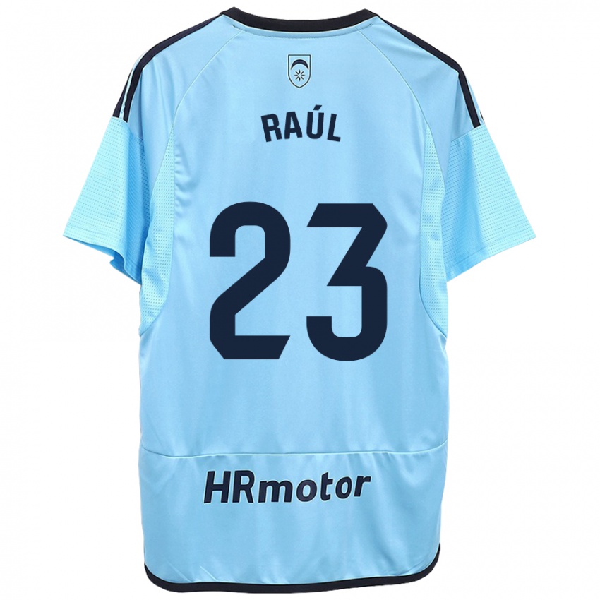 Enfant Maillot Raúl García #23 Bleu Tenues Extérieur 2023/24 T-Shirt Suisse