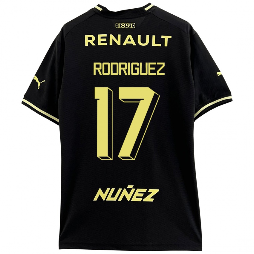 Enfant Maillot Valentín Rodríguez #17 Noir Tenues Extérieur 2023/24 T-Shirt Suisse