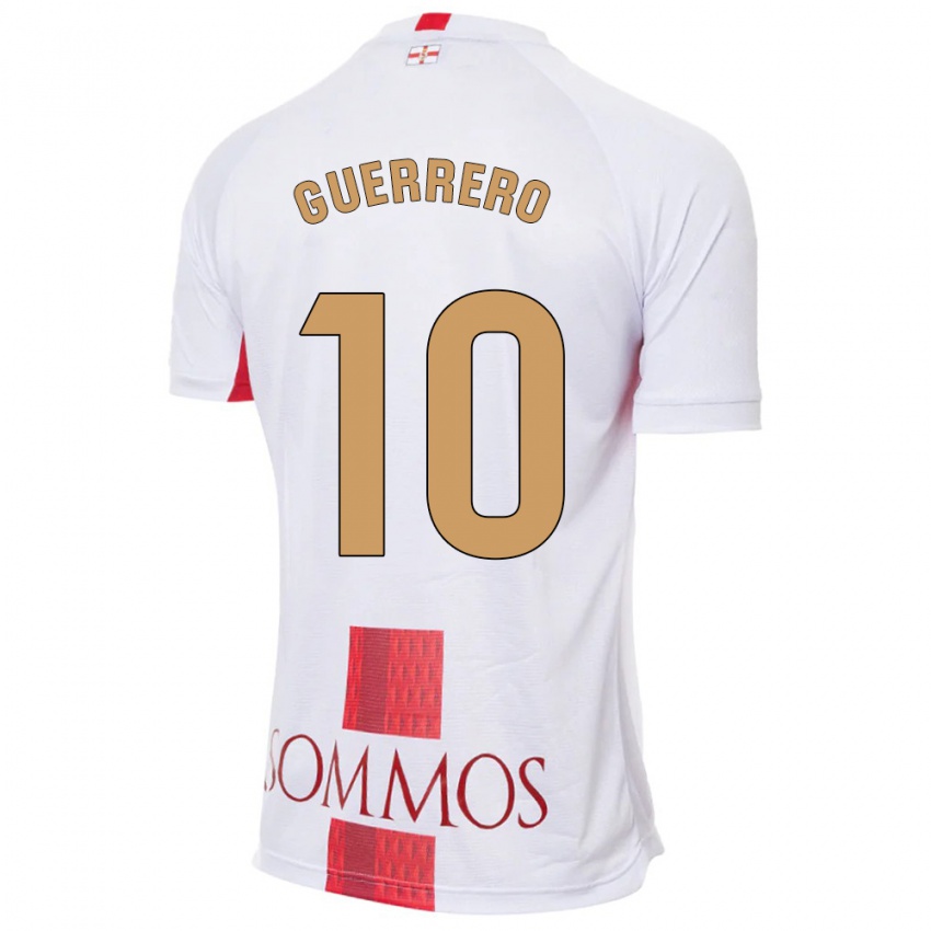 Enfant Maillot Fernando Guerrero #10 Blanc Tenues Extérieur 2023/24 T-Shirt Suisse