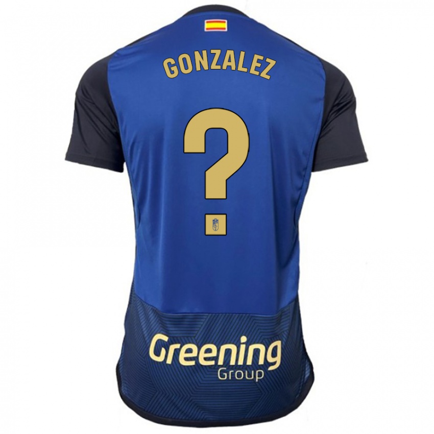Kinder Paco González #0 Marine Auswärtstrikot Trikot 2023/24 T-Shirt Schweiz