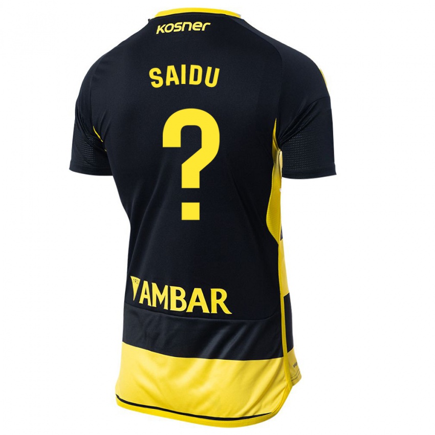 Kinder Yussif Saidu #0 Schwarz Gelb Auswärtstrikot Trikot 2023/24 T-Shirt Schweiz
