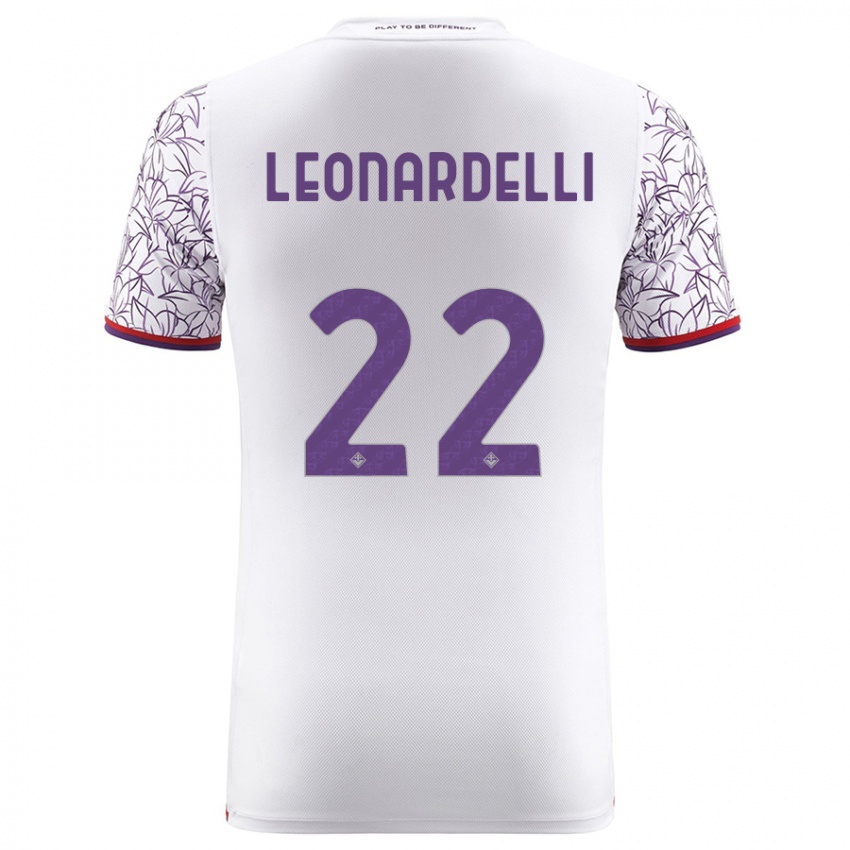 Kinder Pietro Leonardelli #22 Weiß Auswärtstrikot Trikot 2023/24 T-Shirt Schweiz