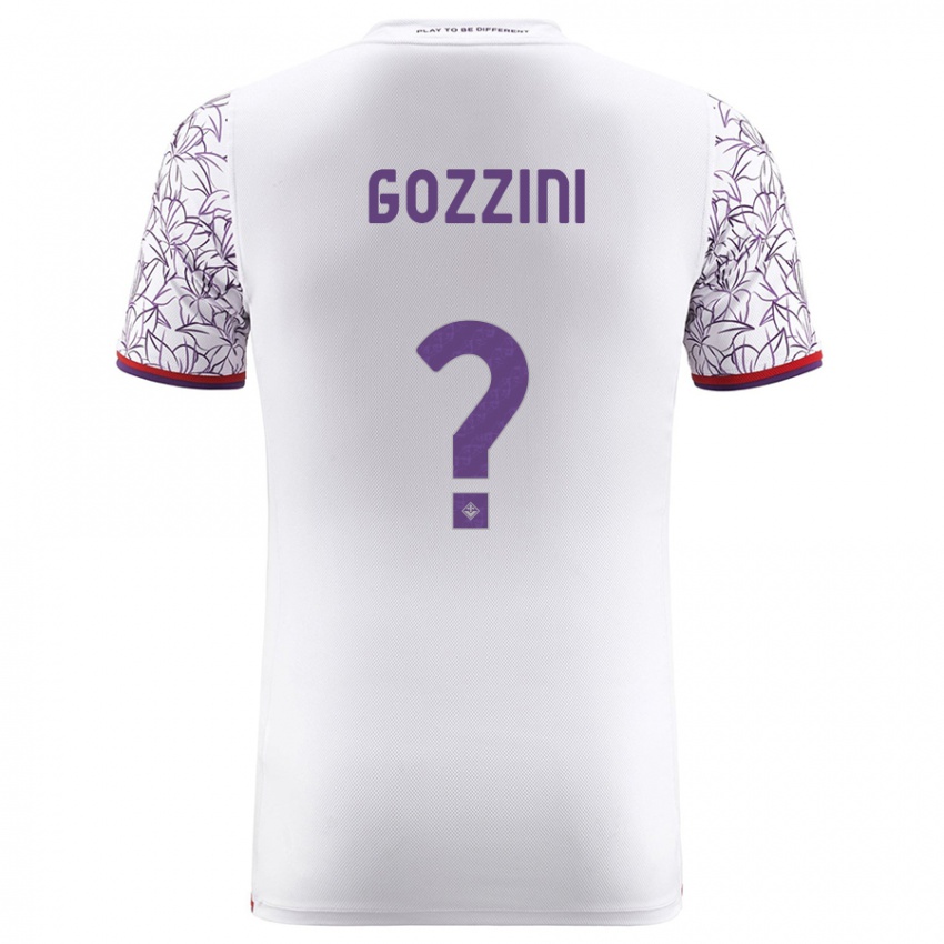 Enfant Maillot Gozzini #0 Blanc Tenues Extérieur 2023/24 T-Shirt Suisse