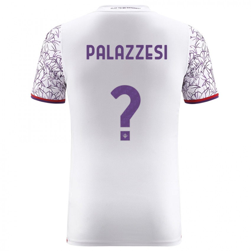 Enfant Maillot Yuri Palazzesi #0 Blanc Tenues Extérieur 2023/24 T-Shirt Suisse