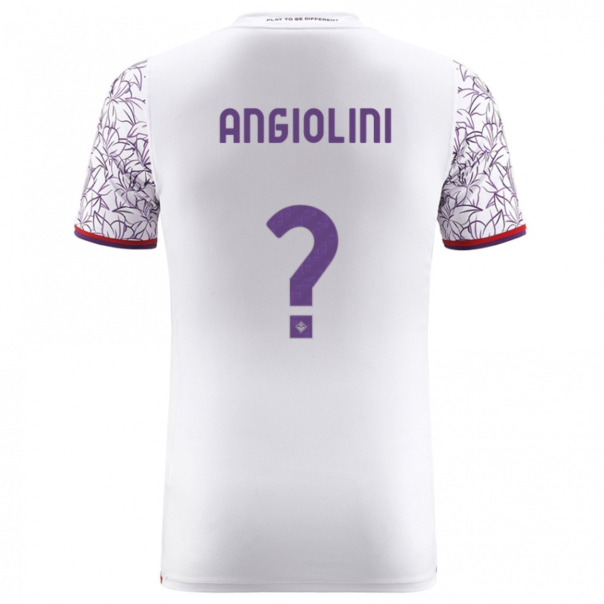 Kinder Gianmarco Angiolini #0 Weiß Auswärtstrikot Trikot 2023/24 T-Shirt Schweiz