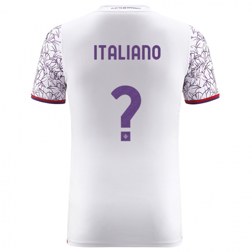 Enfant Maillot Riccardo Italiano #0 Blanc Tenues Extérieur 2023/24 T-Shirt Suisse