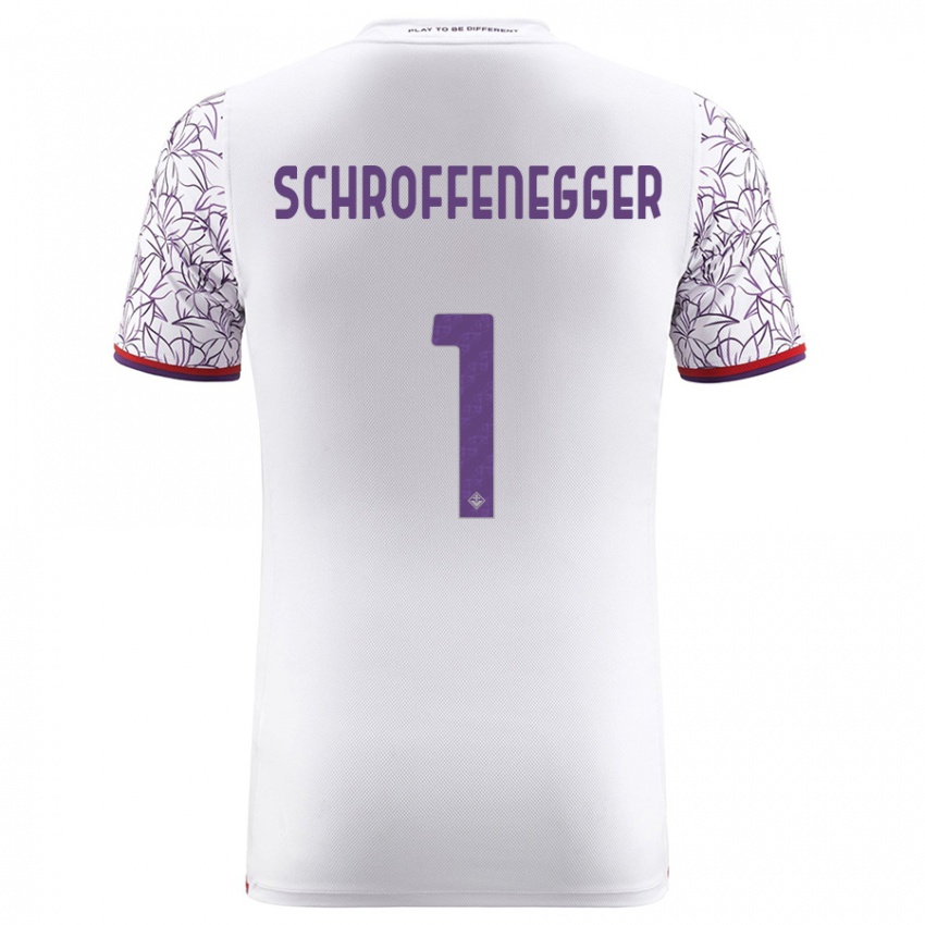 Kinder Katja Schroffenegger #1 Weiß Auswärtstrikot Trikot 2023/24 T-Shirt Schweiz