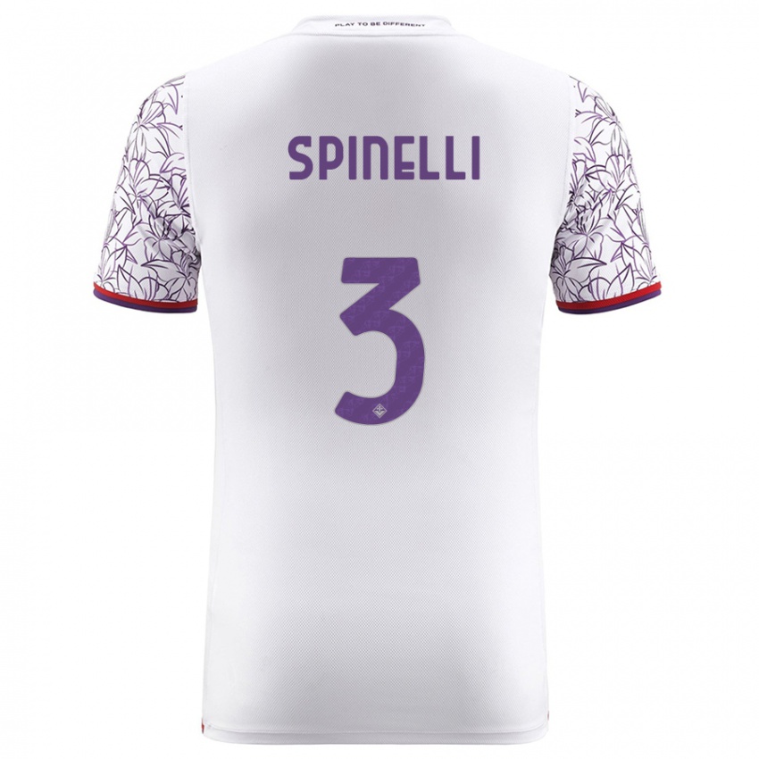 Kinder Giorgia Spinelli #3 Weiß Auswärtstrikot Trikot 2023/24 T-Shirt Schweiz