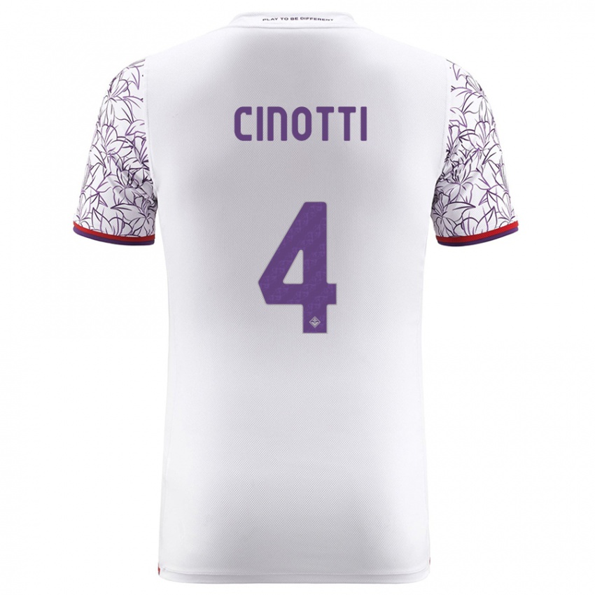Kinder Norma Cinotti #4 Weiß Auswärtstrikot Trikot 2023/24 T-Shirt Schweiz