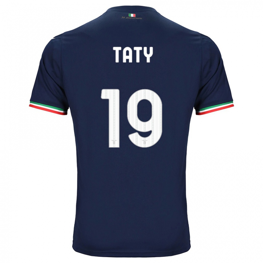 Kinder Taty Castellanos #19 Marine Auswärtstrikot Trikot 2023/24 T-Shirt Schweiz