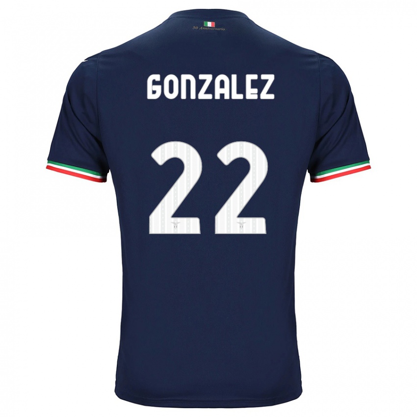 Enfant Maillot Diego González #22 Marin Tenues Extérieur 2023/24 T-Shirt Suisse