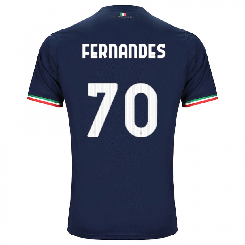 Enfant Maillot Saná Fernandes #70 Marin Tenues Extérieur 2023/24 T-Shirt Suisse