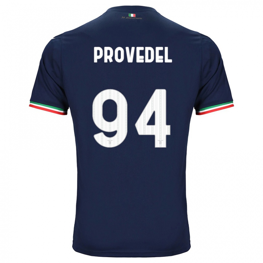 Enfant Maillot Ivan Provedel #94 Marin Tenues Extérieur 2023/24 T-Shirt Suisse