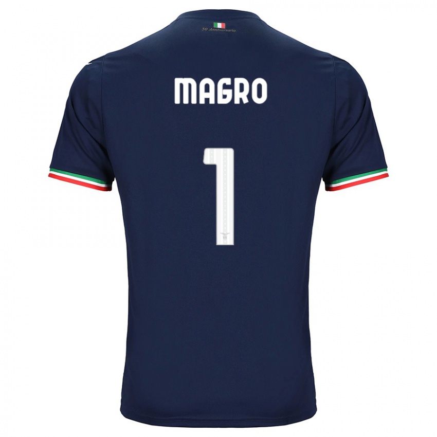 Kinder Federico Magro #1 Marine Auswärtstrikot Trikot 2023/24 T-Shirt Schweiz