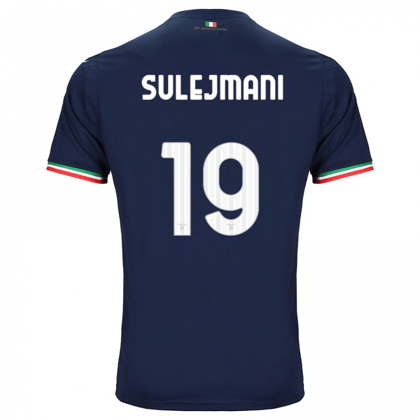 Kinder Flavio Sulejmani #19 Marine Auswärtstrikot Trikot 2023/24 T-Shirt Schweiz