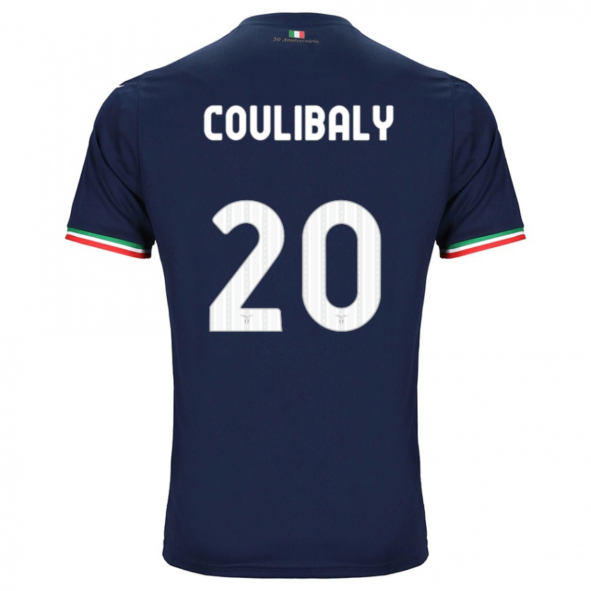 Kinder Larsson Coulibaly #20 Marine Auswärtstrikot Trikot 2023/24 T-Shirt Schweiz