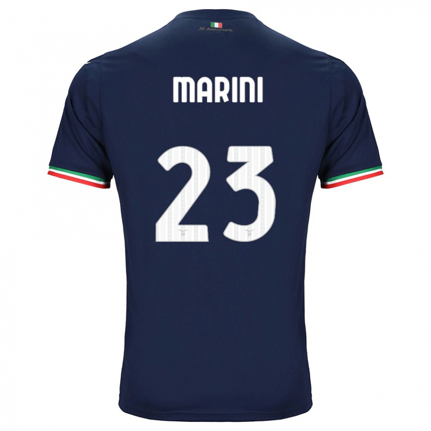 Enfant Maillot Matteo Marini #23 Marin Tenues Extérieur 2023/24 T-Shirt Suisse