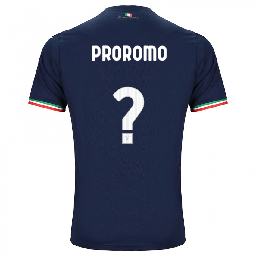 Enfant Maillot Tommaso Proromo #0 Marin Tenues Extérieur 2023/24 T-Shirt Suisse