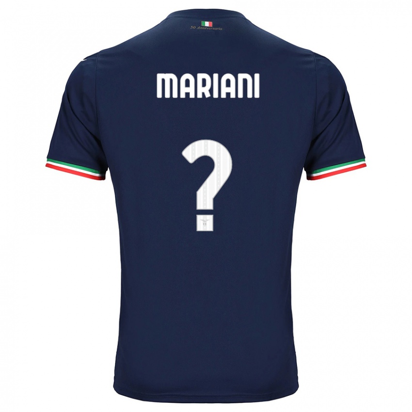 Kinder Alessandro Mariani #0 Marine Auswärtstrikot Trikot 2023/24 T-Shirt Schweiz