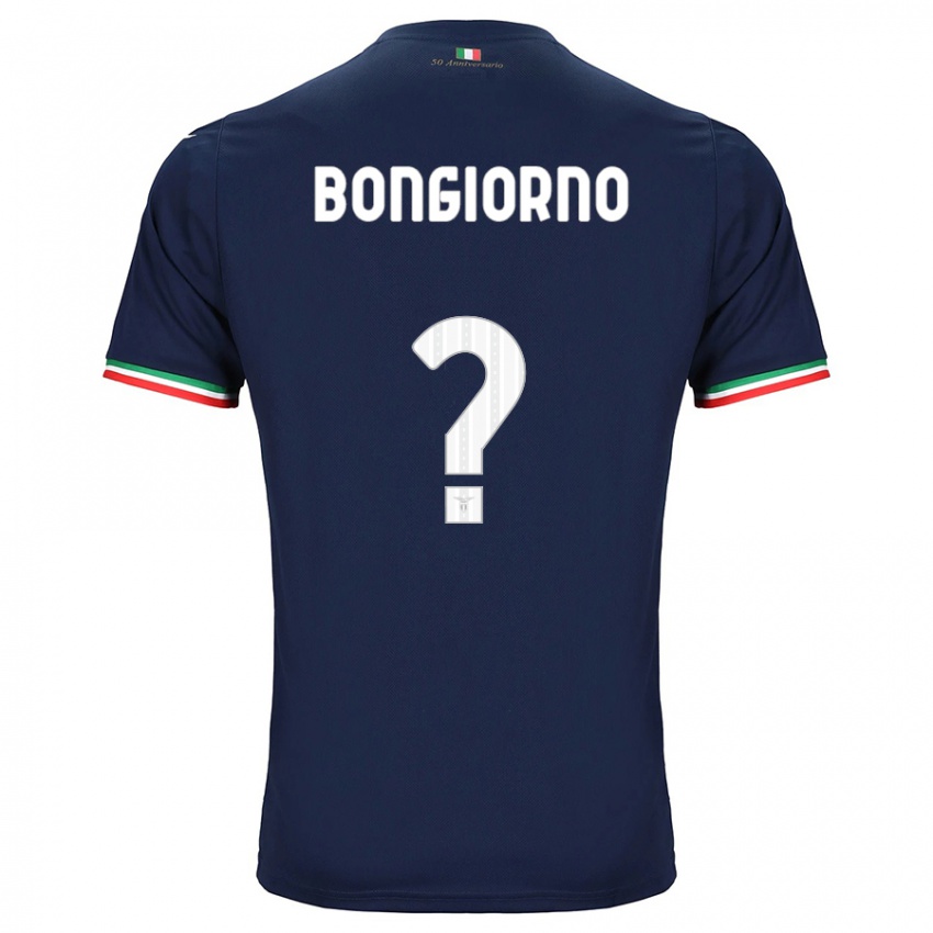 Enfant Maillot Dario Bongiorno #0 Marin Tenues Extérieur 2023/24 T-Shirt Suisse