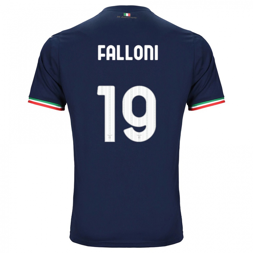 Enfant Maillot Ludovica Falloni #19 Marin Tenues Extérieur 2023/24 T-Shirt Suisse