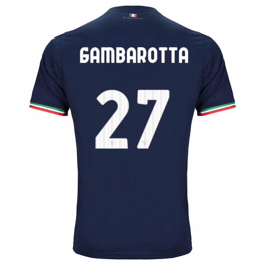 Kinder Margot Gambarotta #27 Marine Auswärtstrikot Trikot 2023/24 T-Shirt Schweiz