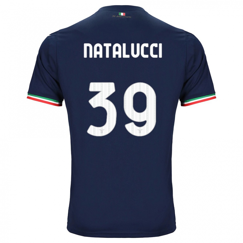 Enfant Maillot Serena Natalucci #39 Marin Tenues Extérieur 2023/24 T-Shirt Suisse