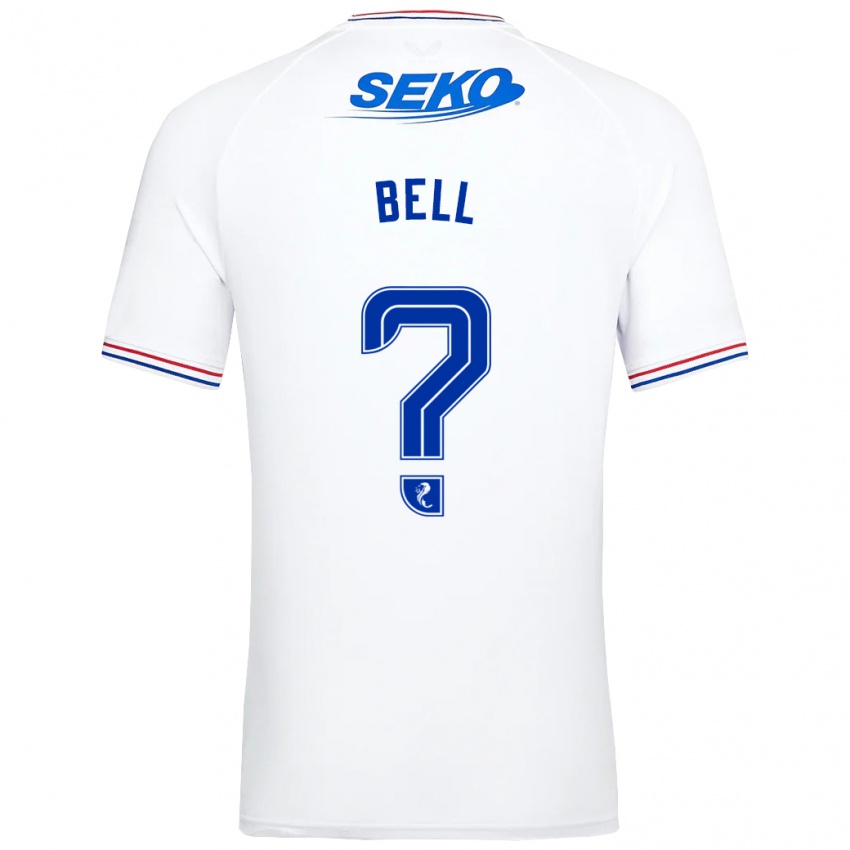 Kinder Cameron Bell #0 Weiß Auswärtstrikot Trikot 2023/24 T-Shirt Schweiz