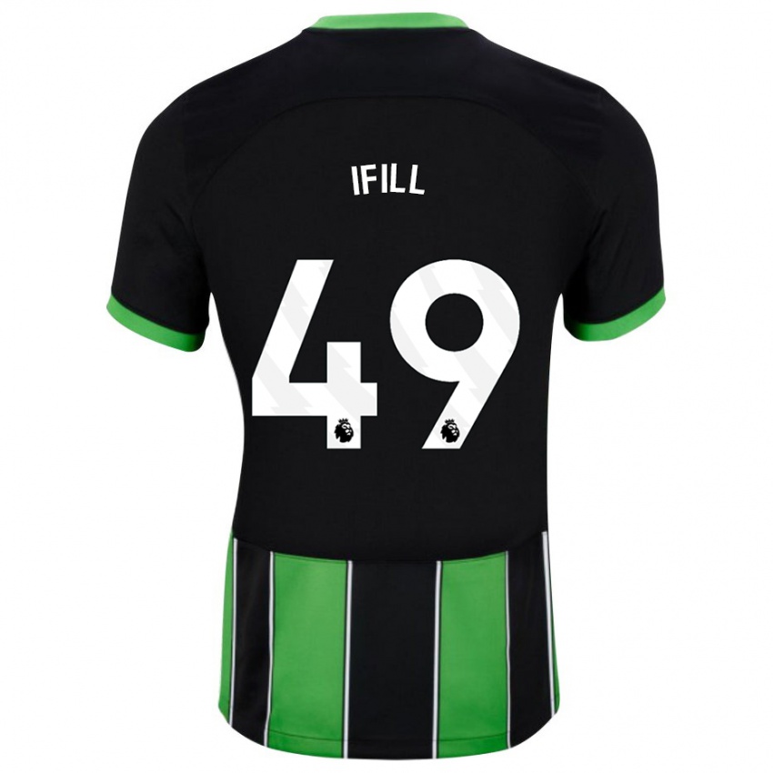 Enfant Maillot Marcus Ifill #49 Vert Noir Tenues Extérieur 2023/24 T-Shirt Suisse