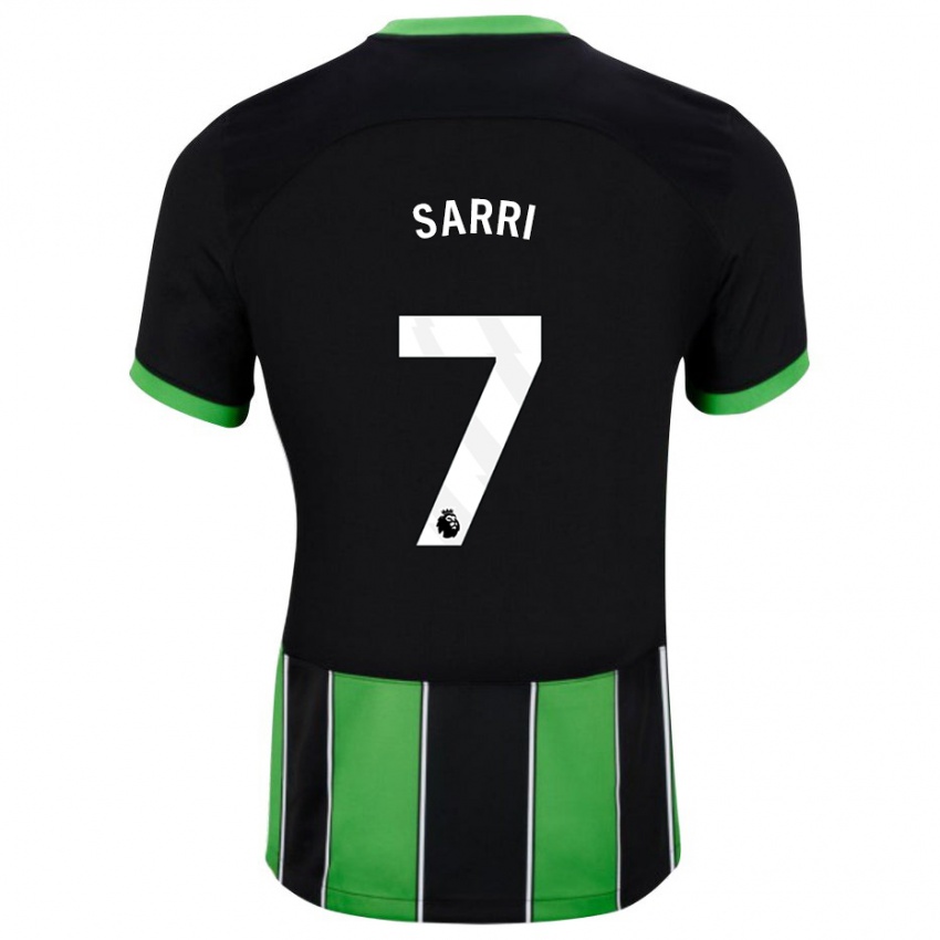 Enfant Maillot Veatriki Sarri #7 Vert Noir Tenues Extérieur 2023/24 T-Shirt Suisse