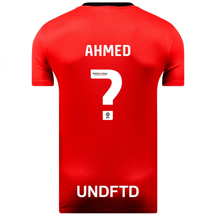 Kinder Yusuf Ahmed #0 Rot Auswärtstrikot Trikot 2023/24 T-Shirt Schweiz