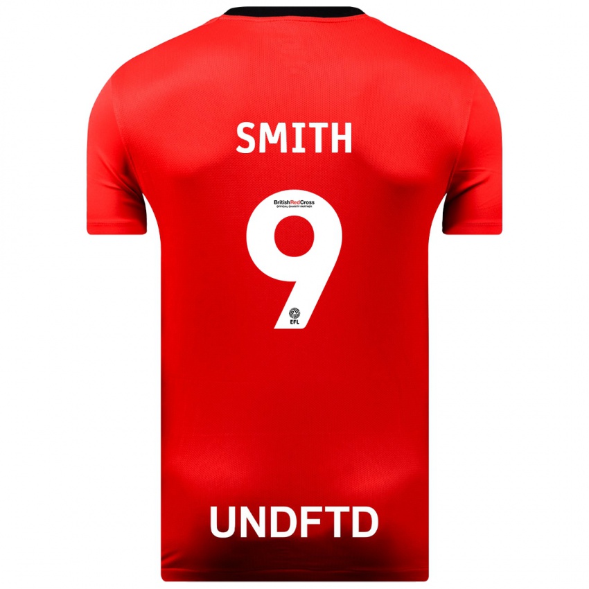Kinder Libby Smith #9 Rot Auswärtstrikot Trikot 2023/24 T-Shirt Schweiz