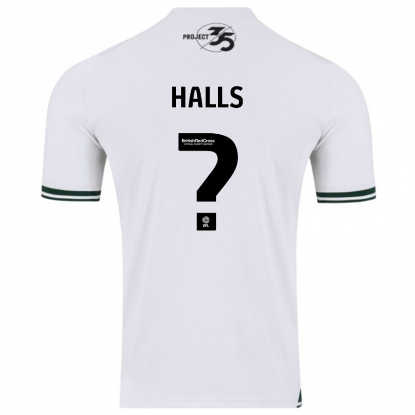 Enfant Maillot Oscar Halls #0 Blanc Tenues Extérieur 2023/24 T-Shirt Suisse