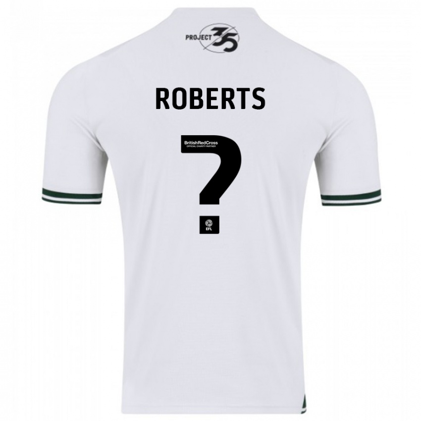 Enfant Maillot Caleb Roberts #0 Blanc Tenues Extérieur 2023/24 T-Shirt Suisse