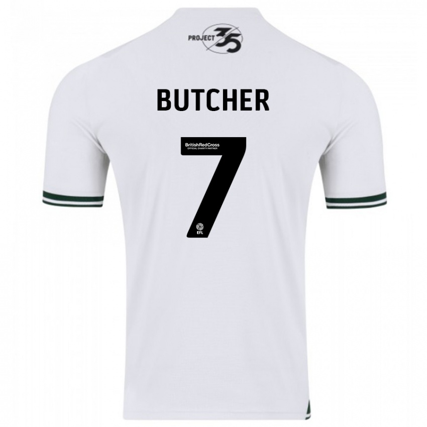 Enfant Maillot Matt Butcher #7 Blanc Tenues Extérieur 2023/24 T-Shirt Suisse