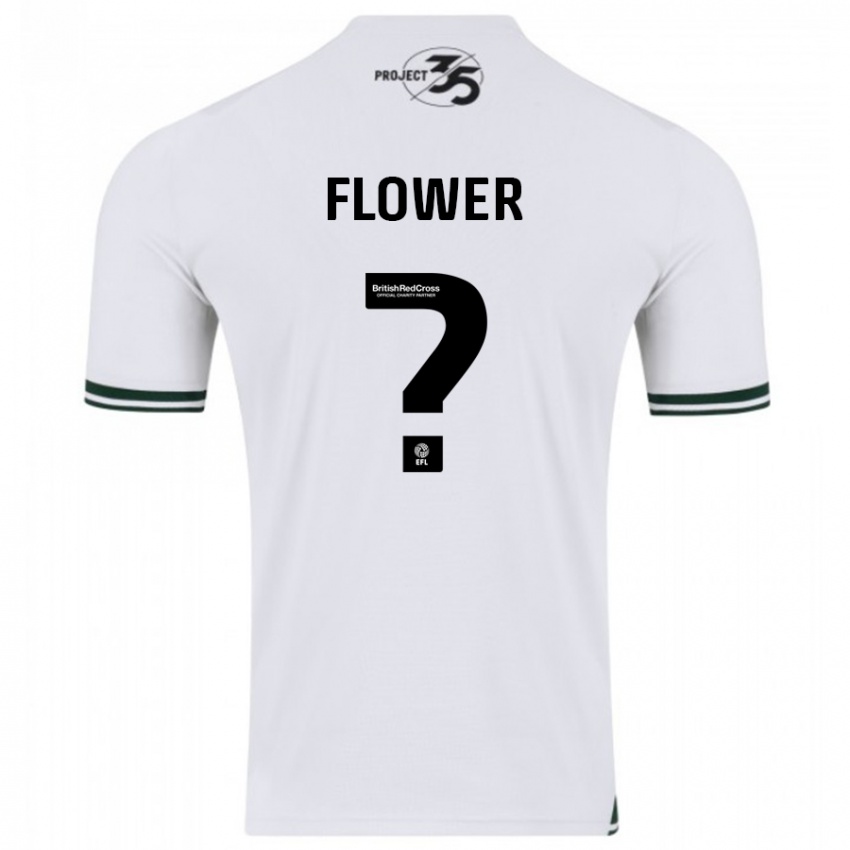 Enfant Maillot Jack Flower #0 Blanc Tenues Extérieur 2023/24 T-Shirt Suisse