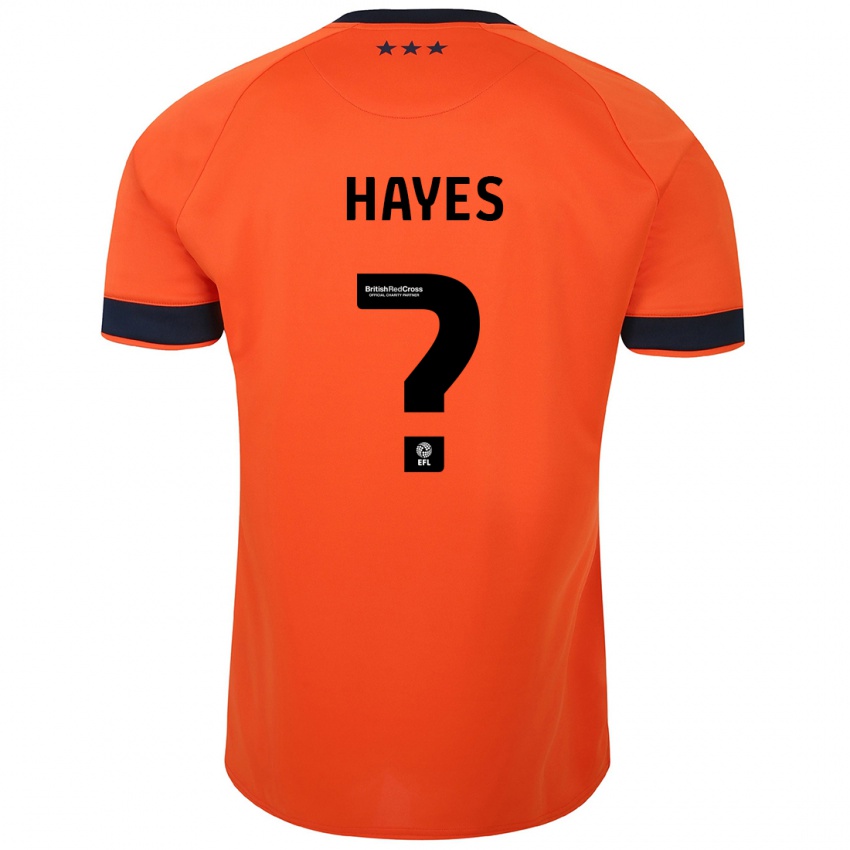Enfant Maillot Nick Hayes #0 Orange Tenues Extérieur 2023/24 T-Shirt Suisse