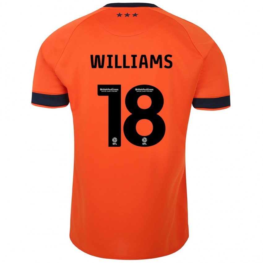 Enfant Maillot Brandon Williams #18 Orange Tenues Extérieur 2023/24 T-Shirt Suisse