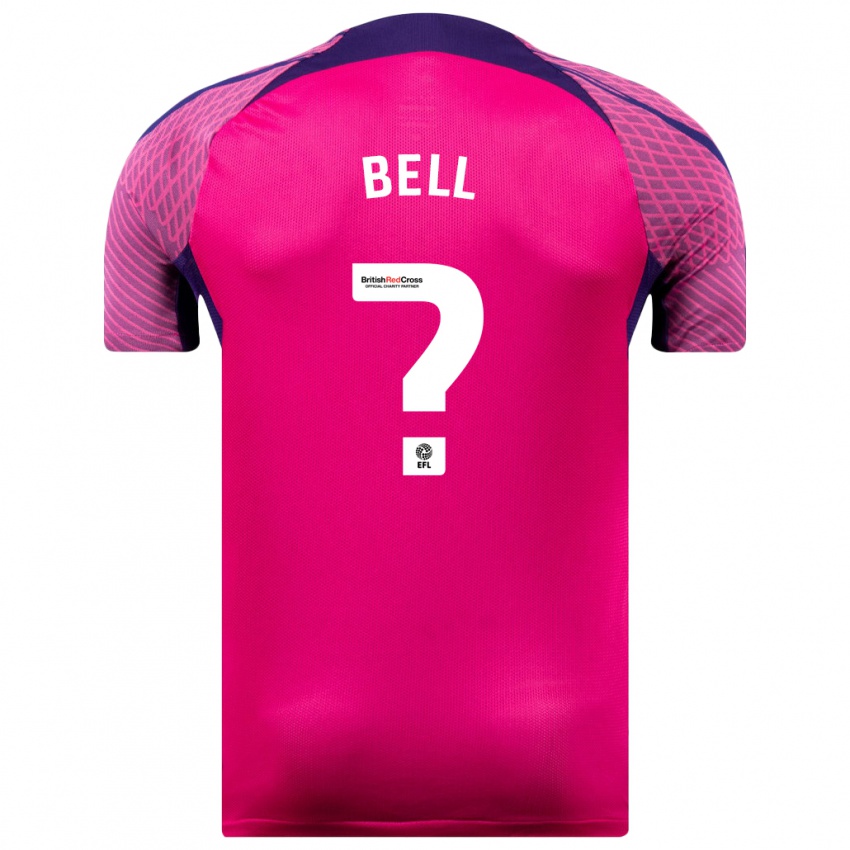 Enfant Maillot Luke Bell #0 Violet Tenues Extérieur 2023/24 T-Shirt Suisse