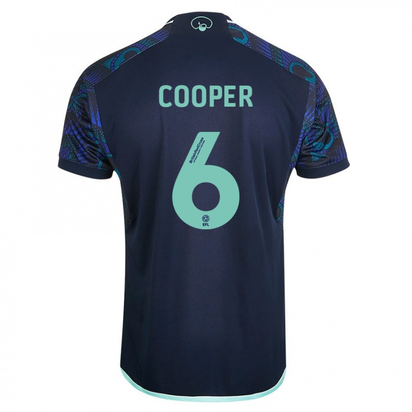 Enfant Maillot Liam Cooper #6 Bleu Tenues Extérieur 2023/24 T-Shirt Suisse