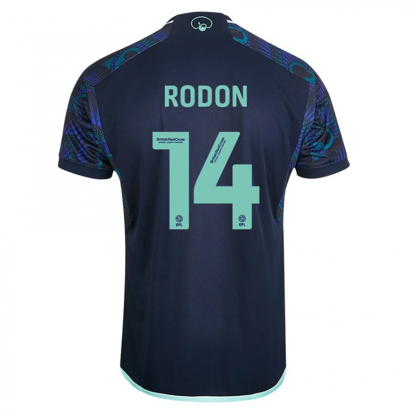 Enfant Maillot Joe Rodon #14 Bleu Tenues Extérieur 2023/24 T-Shirt Suisse