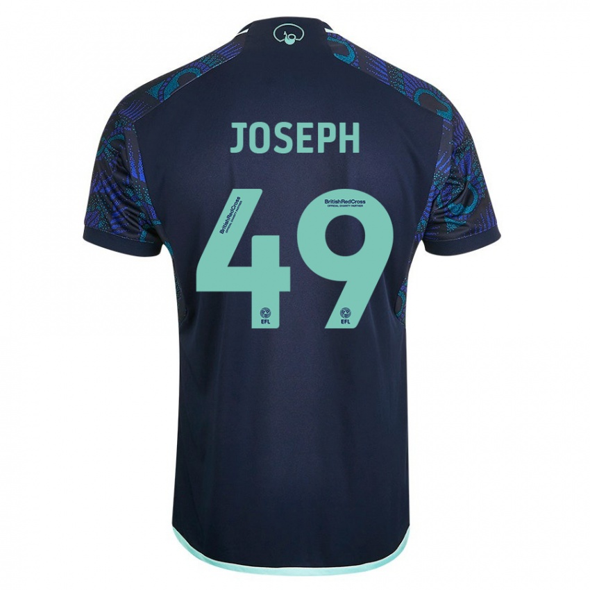 Enfant Maillot Mateo Joseph #49 Bleu Tenues Extérieur 2023/24 T-Shirt Suisse
