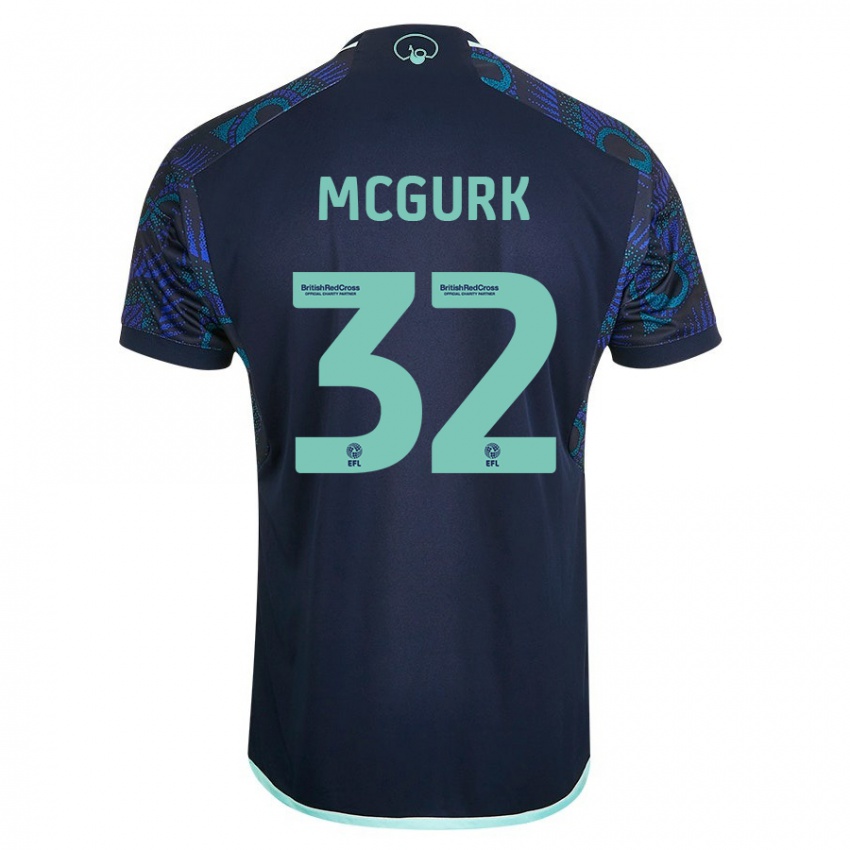 Enfant Maillot Sean Mcgurk #32 Bleu Tenues Extérieur 2023/24 T-Shirt Suisse