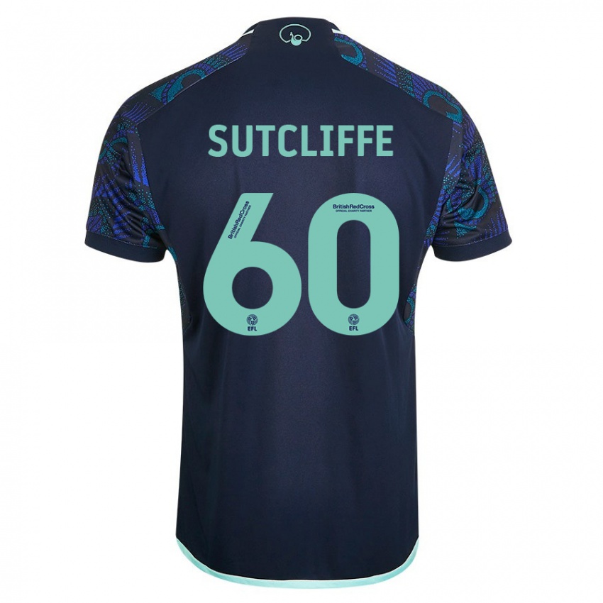Enfant Maillot Harvey Sutcliffe #60 Bleu Tenues Extérieur 2023/24 T-Shirt Suisse