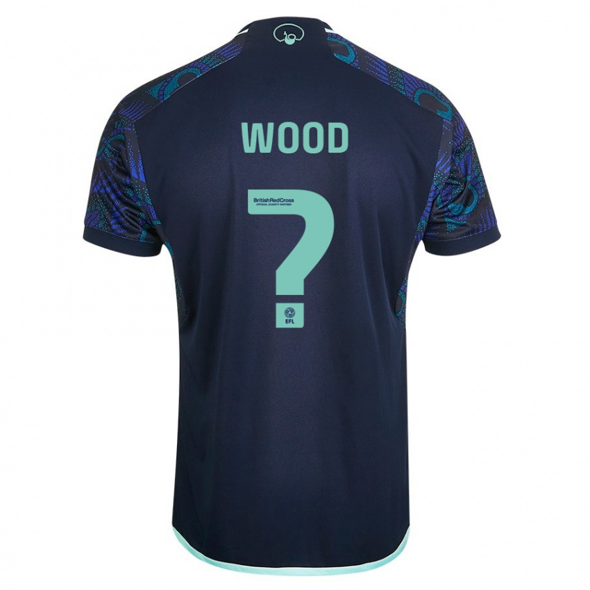 Kinder Oliver Wood #0 Blau Auswärtstrikot Trikot 2023/24 T-Shirt Schweiz
