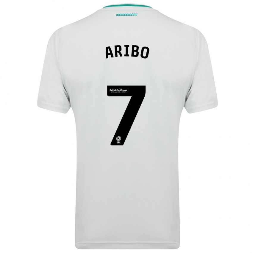 Kinder Joe Aribo #7 Weiß Auswärtstrikot Trikot 2023/24 T-Shirt Schweiz